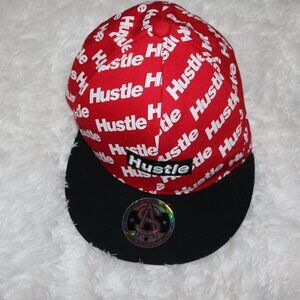 SOLE Addiction Hustle ballcap with flat, wide brim snapback and OS (one size)